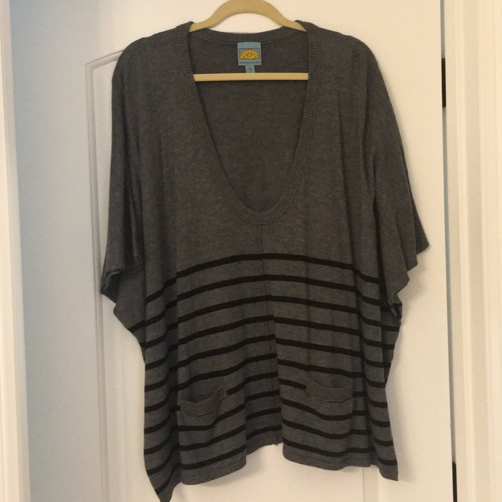 C&C California Poncho-style Sweater